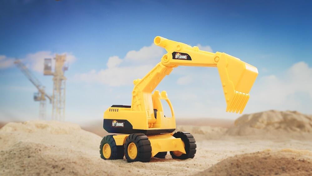RHINO Building Machines Sand Set 10" - Single Pack (Slightly Damaged Packaging) 3 month warranty applies Nikko 