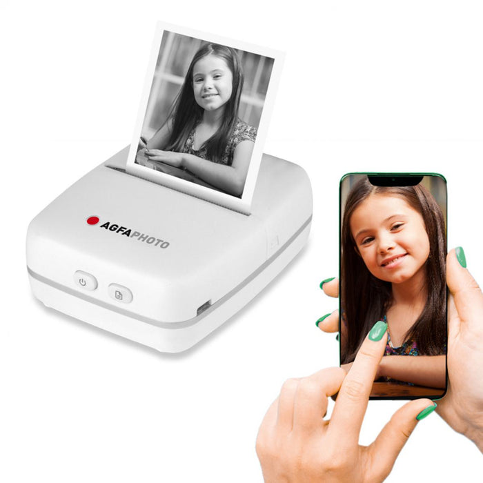 AGFAPHOTO RealiPix Bluetooth Pocket Printer 12 month warranty applies AGFA 