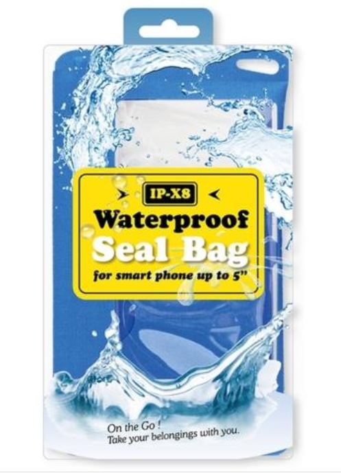 Waterproof Seal Bag for Smartphones upto 5" (RED) 12 month warranty applies Tech Outlet 